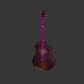 Handcrafted Acoustic Guitar With Natural Wood Grain For Daily Use And Decoration