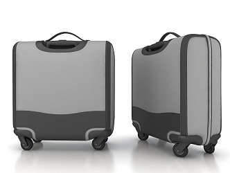 Modern Luggage Box 3d model