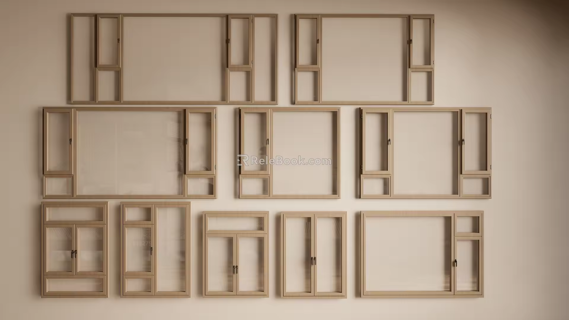 Window combination 3d model