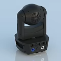 Black Moving Head Decorative Stage Light With Blue Illumination For Party Events