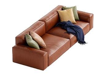 Modern Multiplayer Sofa 3d model