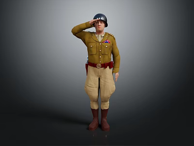 Modern Soldier Military Mercenary 3d model Modern Soldier Military Mercenary 3d model