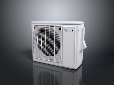 DELTA White High Performance Computer Cooling Fan for Desktop PC Systems 3d model