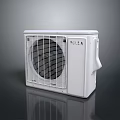 DELTA White High Performance Computer Cooling Fan for Desktop PC Systems 3d model