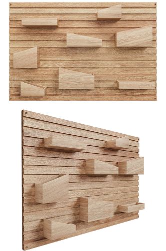 Modern wall shelf 3d model