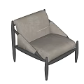 Single sofa 3d model