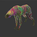 Fierce Monster Game Movie Character With Rough Skin Sharp Teeth Long Limbs And Standing Pose