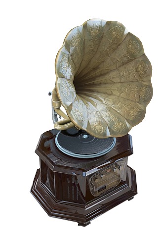 phonograph 3d model