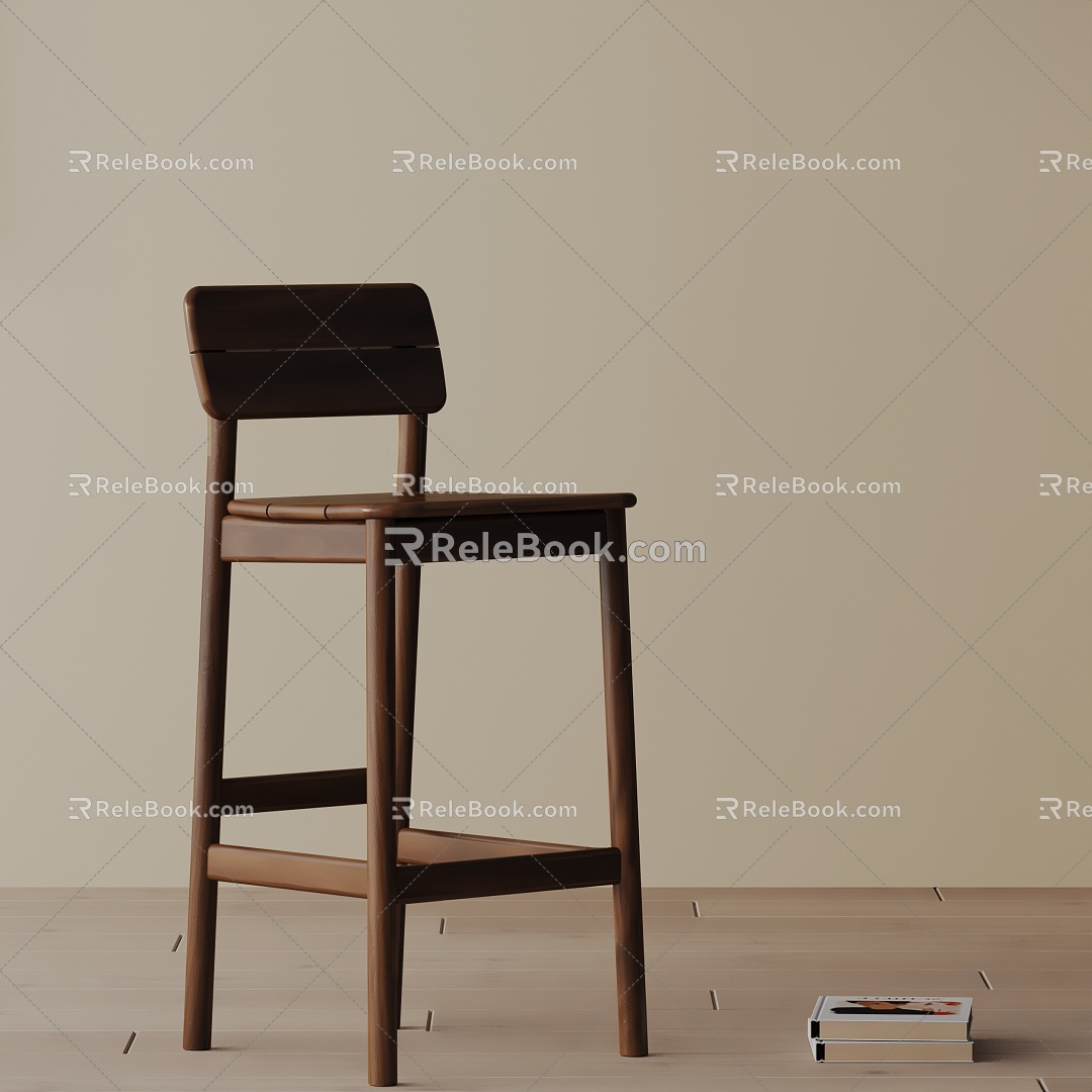 Modern Bar Chair 3d model