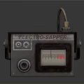 Electro Sapper Electronic Device With Metal Casing Control Knobs And Red Indicator Screen