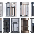 Modern Elevator Designs Featuring Various Glass Metal And Exterior Style Options