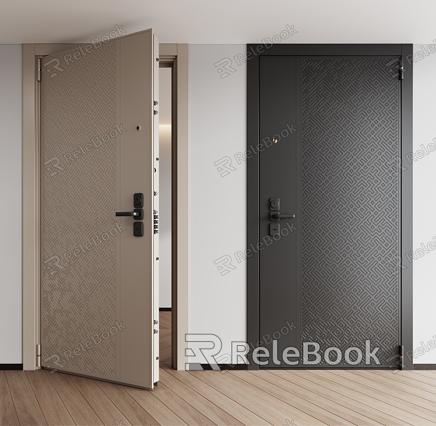 Security Door Entry Door model