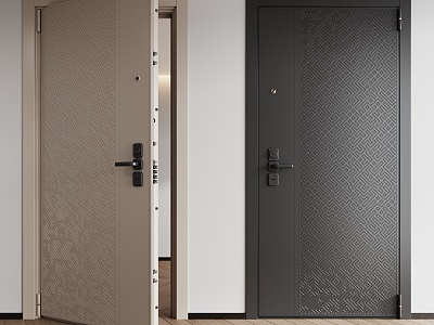 Security Door Entry Door model