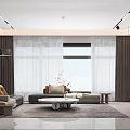 Modern Dining Living Room Open Concept Design With Table Chairs And Cabinets