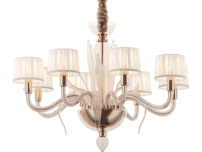 European-style chandelier 3d model