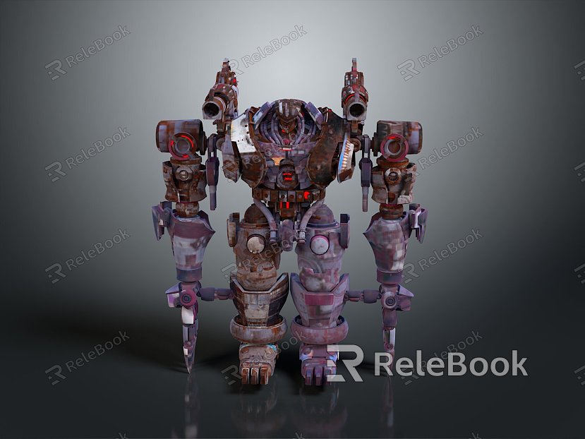 Mech Warrior Mech Soldier Machine Battlearm Mechanical Battlearm Machine Fighter Robot model