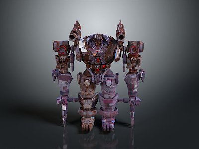 Mech Warrior Mech Soldier Machine Battlearm Mechanical Battlearm Machine Fighter Robot 3d model