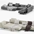 Modern Combination Sofa 3d model