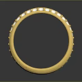 Luxury Gold Ring With Geometric Cut Design And Shiny Gemstone Accents