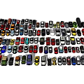 Colorful Car Models Collection With Various Styles And Arranged 3d model