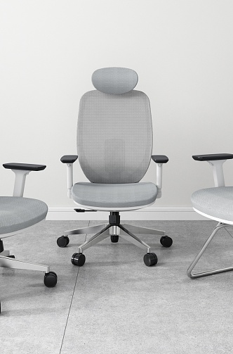 Office Chair Large Chair Swivel Chair Mesh Chair Work Chair 3d model