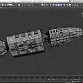 Highly Detailed 3D Sci Fi Spaceship Model With Futuristic Exterior Design