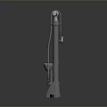 Manual Air Pump With Handle Base Hose And Nozzle For Inflation Use