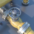 Handmade Brass Pipe Fittings As Household Supplies Brackets And Furniture Parts With Elbows Straight Tubes