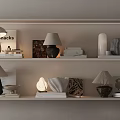 Modern Table Lamp Table Lamp Combination Book Ornaments Table Lamp Ornaments 3d model