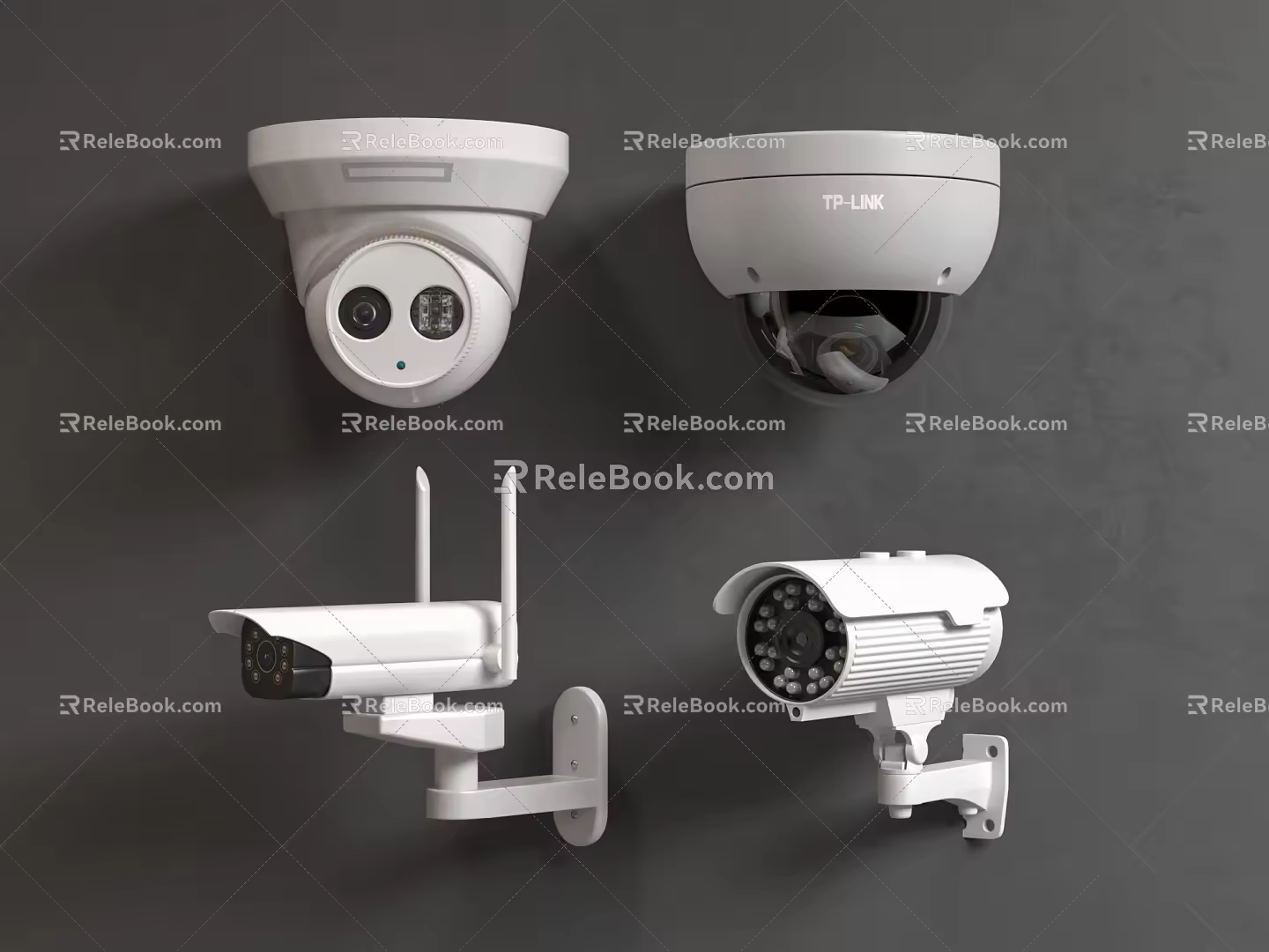 Camera monitoring 3d model