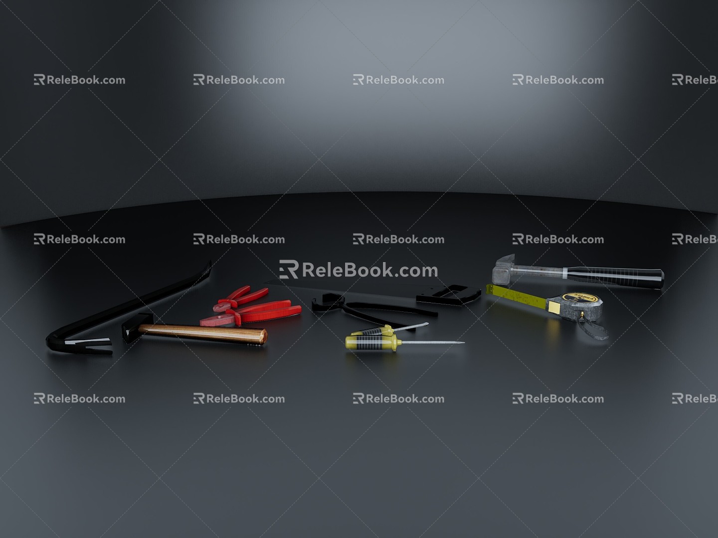 Hardware tools 3d model