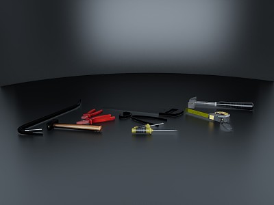 Hardware tools 3d model