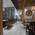 New Chinese Hot Pot Shop 3d model