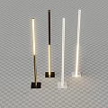 Minimalist Modern Floor Lamps With Varied Styles In Bright Room