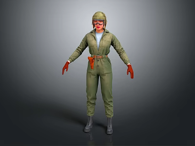 Pilot Aircraft Pilot Fighter Pilot Fighter Aircraft Pilot Fighter Aircraft Pilot Fighter Aircraft Pilot 3d model