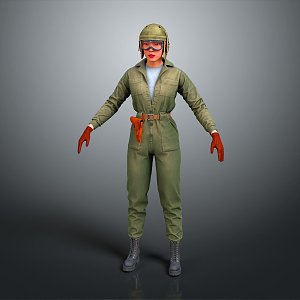 Pilot Aircraft Pilot Fighter Pilot Fighter Aircraft Pilot Fighter Aircraft Pilot Fighter Aircraft Pilot 3d model