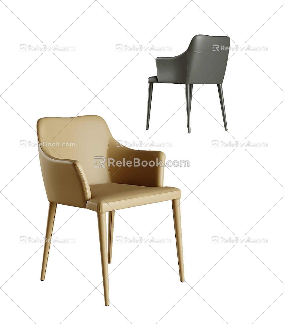 Modern Dining Chair 3d model