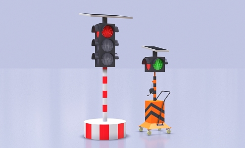 Traffic Signal Light Traffic Light Mobile Signal Light Energy Saving Signal Light 3d model