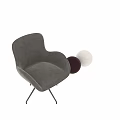 Ergonomic Beige Office Chair With Fluffy Fleece Upholstery Black Metal Base And Multiple Color Options