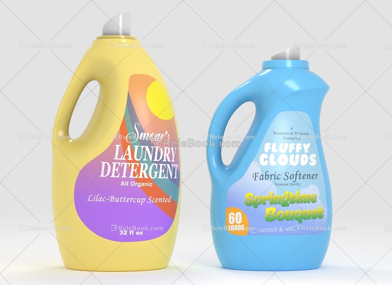 Laundry Detergent 3d model