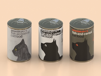 cat food pet food dog food canned cat food canned food 3d model