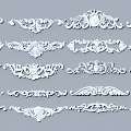 Various Intricate Carved Decorative Patterns For Furniture And Architectural Ornaments