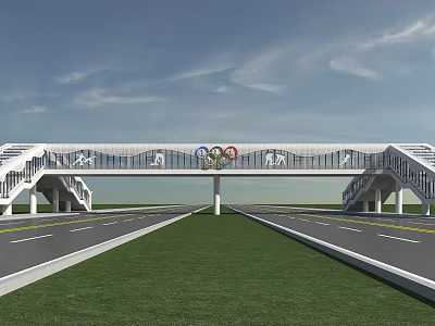 Fifth Ring Overpass 3d model