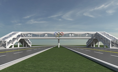 Fifth Ring Overpass 3d model