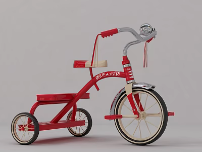 modern children's car 3d model