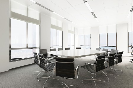 Modern Meeting Room Indoor Office 3d model