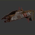 Modern fighter sci-fi fighter sci-fi fighter 3d model