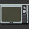 Classic Vintage Television Featuring Wooden Frame Front Dials And Control Buttons