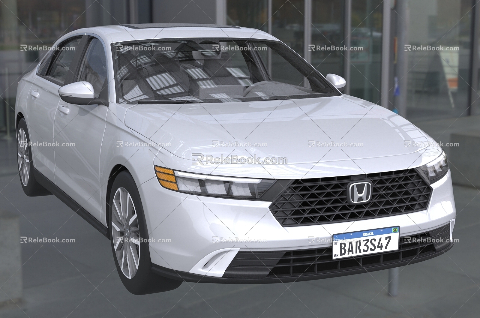 Hyundai 2024 Honda Accord Sedan Car 3d model