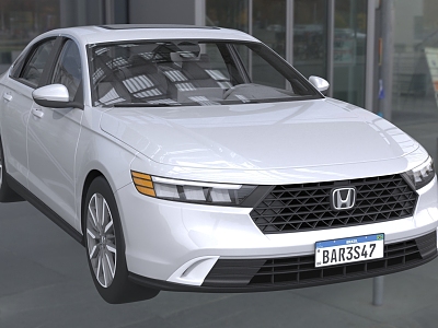 Hyundai 2024 Honda Accord Sedan Car 3d model